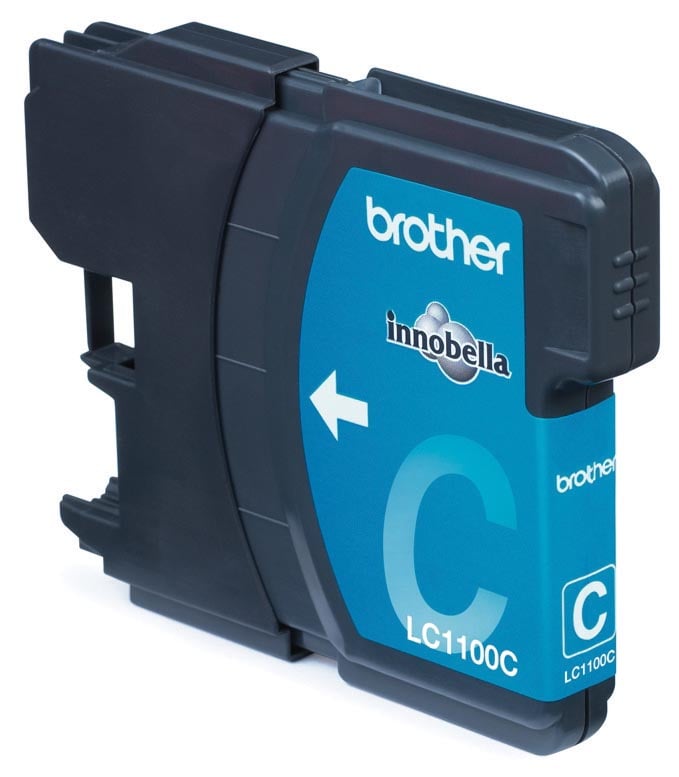 Brother inktcartridge, 325 pagina&apos;s - OEM: LC-1100C, cyaan afbeelding