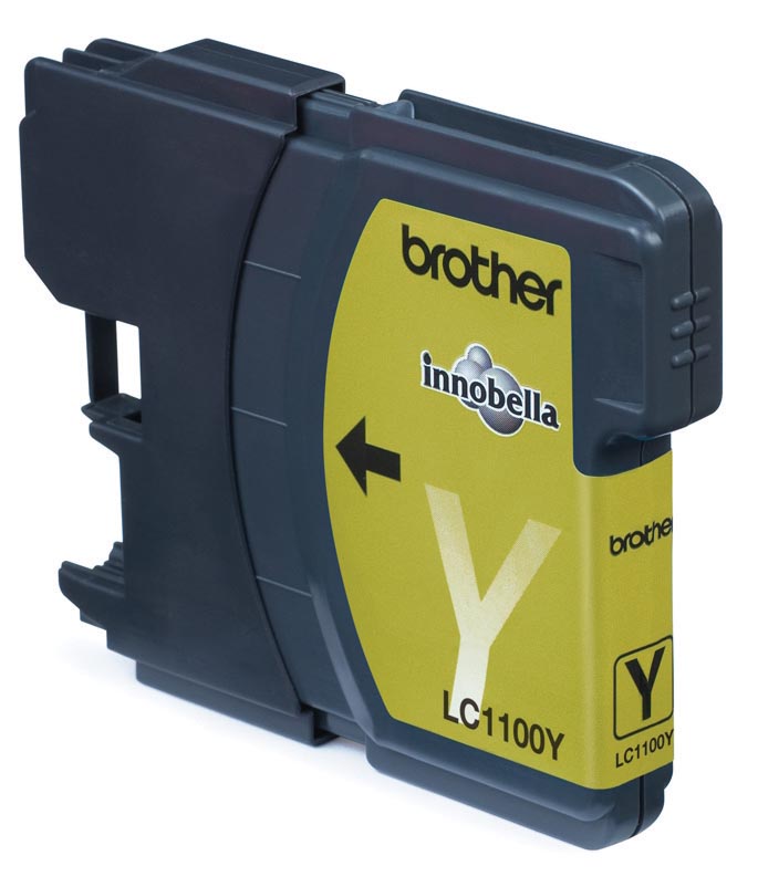 Brother inktcartridge, 325 pagina&apos;s, OEM LC-1100Y, geel
