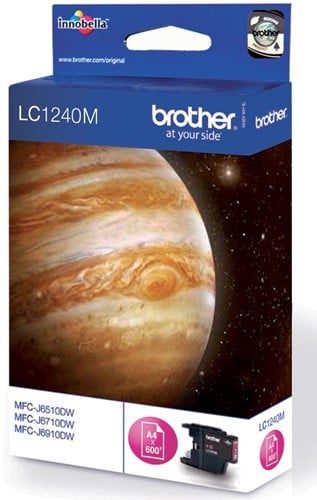 Brother inktcartridge, 600 pagina's, OEM LC-1240M, magenta