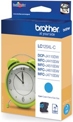 Brother cartouche d'encre, 1.200 pages, OEM LC-125XLC, cyan
