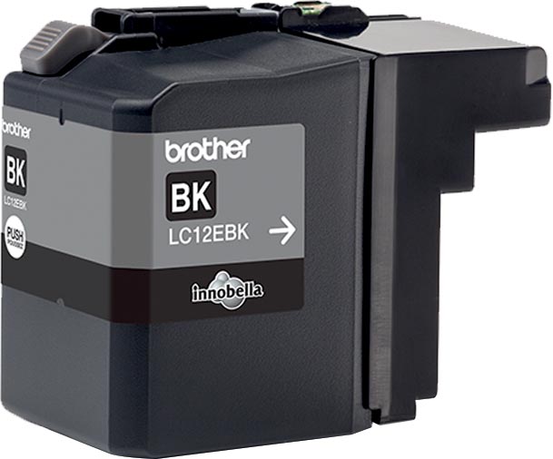 Brother inktcartridge, 2.400 pagina's, OEM LC-12EBK, zwart