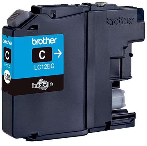 Brother inktcartridge, 1.200 pagina's, OEM LC-12EC, cyaan