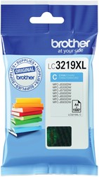 Brother cartouche d'encre, 1.500 pages, OEM LC-3219XLC, cyan