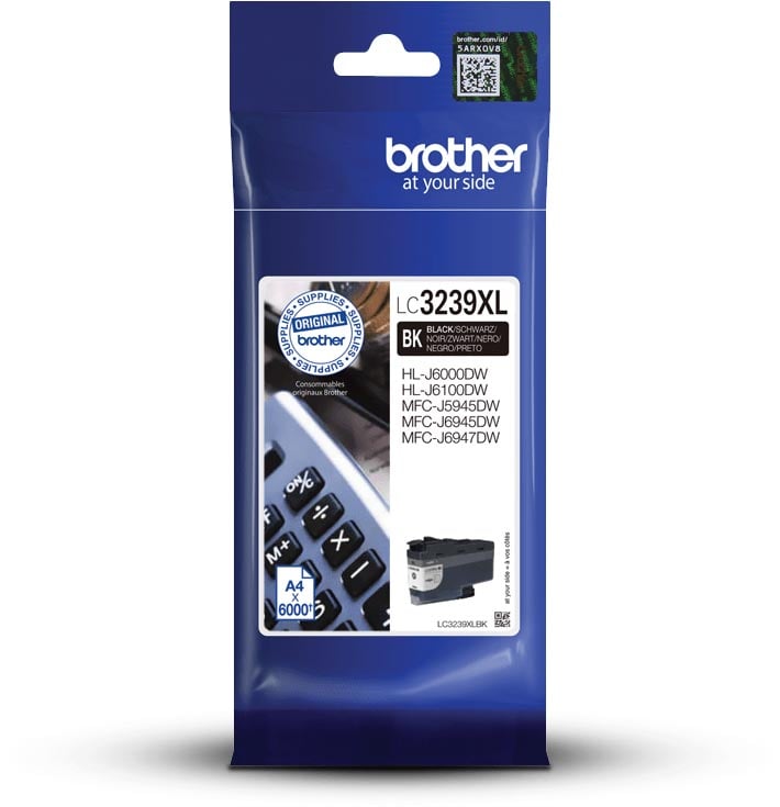 Brother inktcartridge, 6.000 pagina&apos;s, OEM LC-3239XLBK, zwart afbeelding