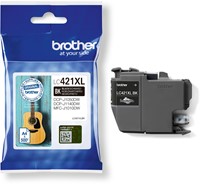 Brother cartouche d'encre,  500 pages, OEM LC-421XLBK, noir-2