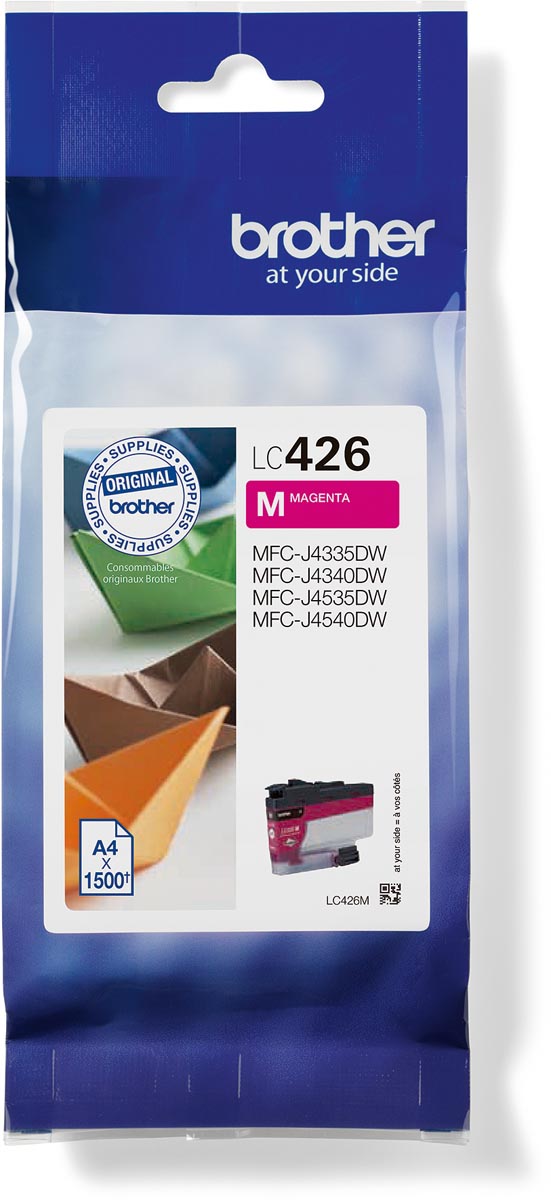Brother inktcartridge, 1.500 pagina&apos;s, OEM LC-426M, magenta afbeelding