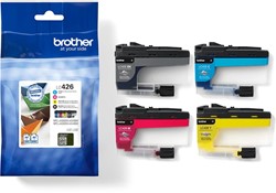 Brother cartouche d'encre, 1.500 - 3.000 pages, OEM LC-426VAL, 4 couleurs