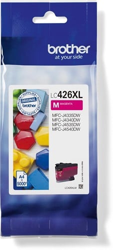 Brother inktcartridge, 5.000 pagina's, OEM LC-426XLM, magenta