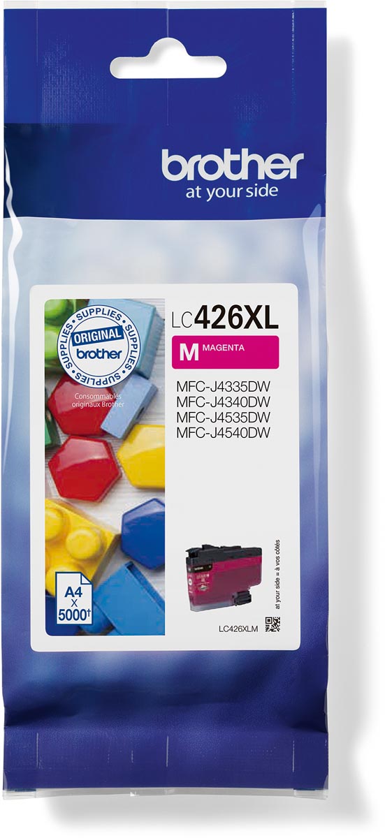 Brother inktcartridge, 5.000 pagina&apos;s, OEM LC-426XLM, magenta afbeelding