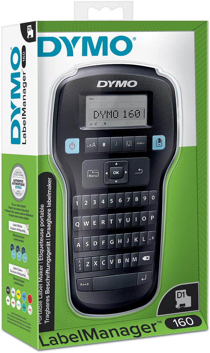 Dymo beletteringsysteem LabelManager 160P, qwerty