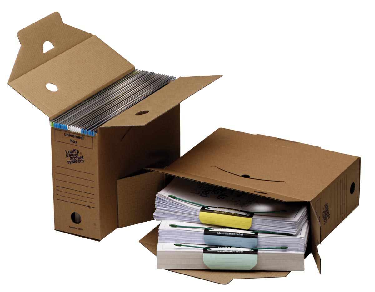 Loeff&apos;s archiefdoos Universeel Box, pak van 25 stuks afbeelding