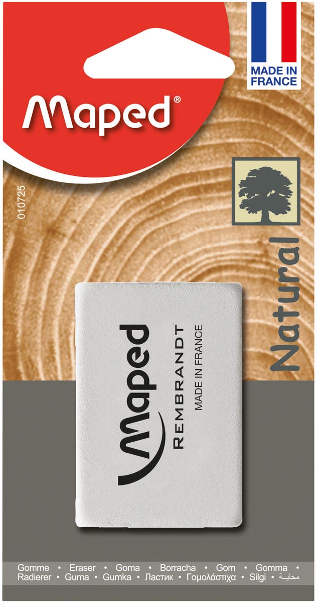 Maped gum Rembrandt, extra large, wit, blister van 1 stuk