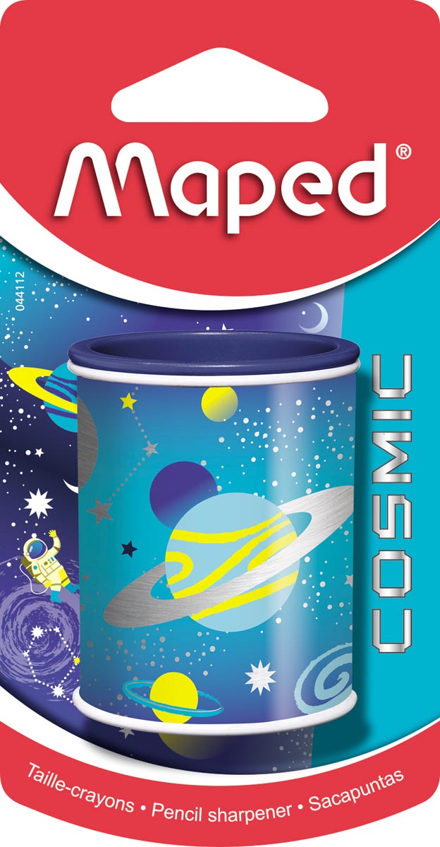 Maped potloodslijper Cosmic 2-gaats, op blister