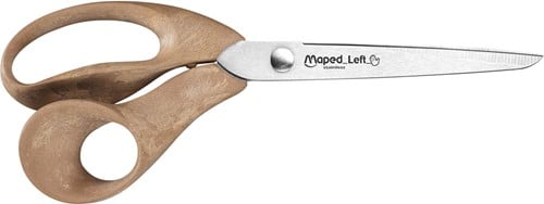 Maped Office Advanced Wood schaar, 21 cm, asymmetrische ogen, voor linkshandigen-2