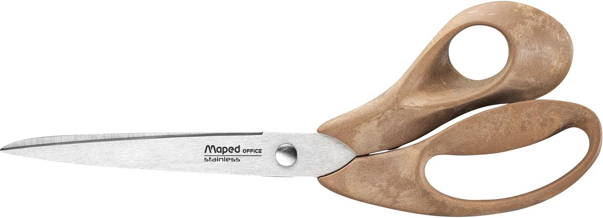 Maped Advanced Wood Scissors - Left-Handed 21cm, Ergonomic & Sustainable