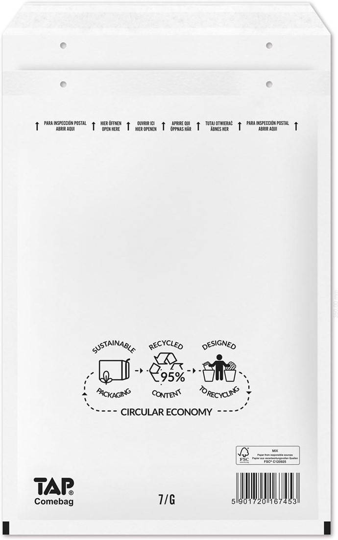 Offerta 1000x Sacchetti Postali In Plastica Grigia 230x310mm 9x12 - Foto 4