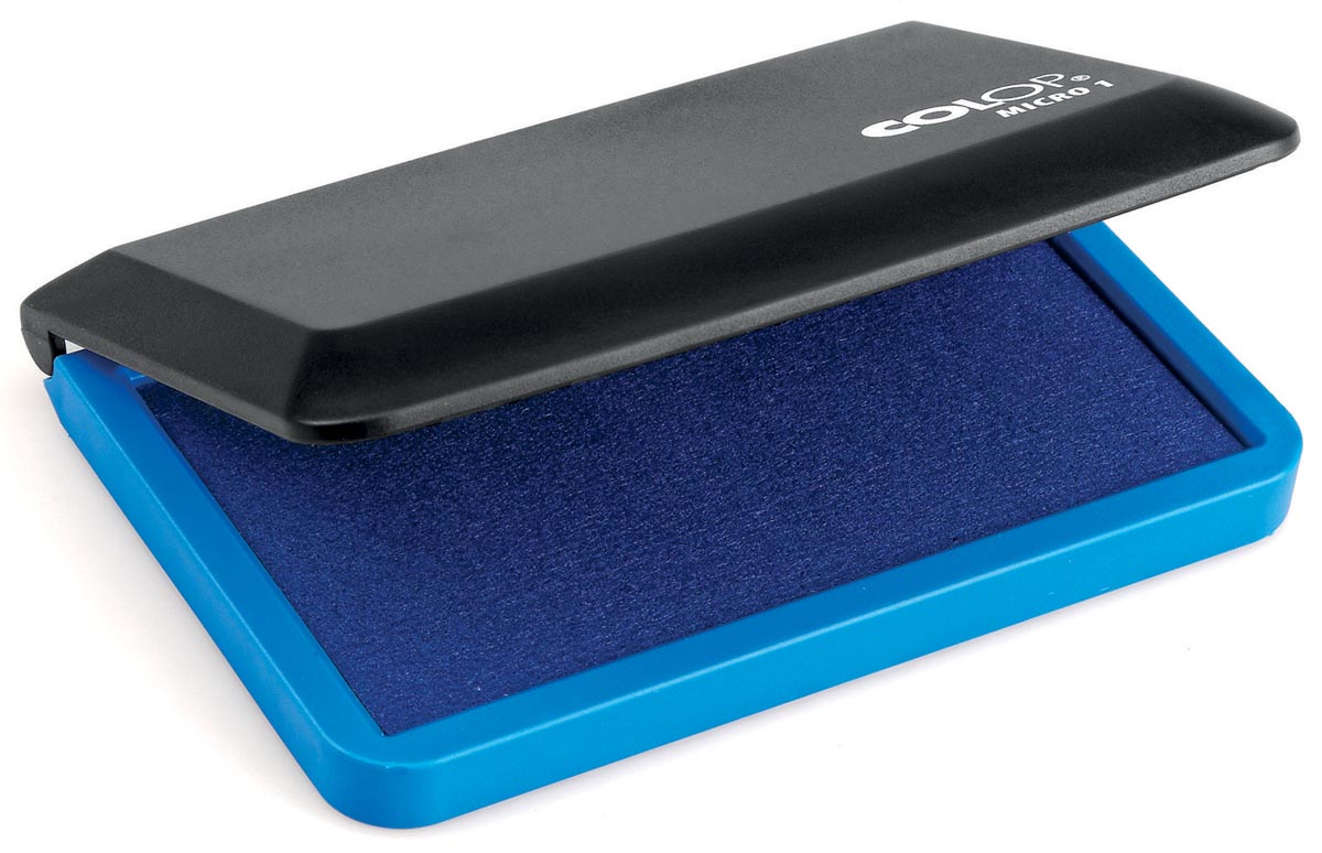 Colop stempelkussen Micro ft 5 x 9 cm, blauw afbeelding