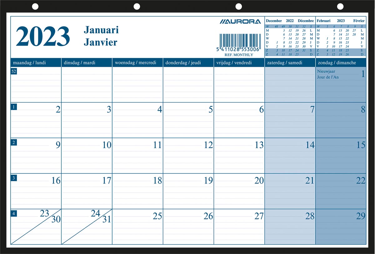 Aurora Monthly 2020 huismerk kopen in de aanbieding