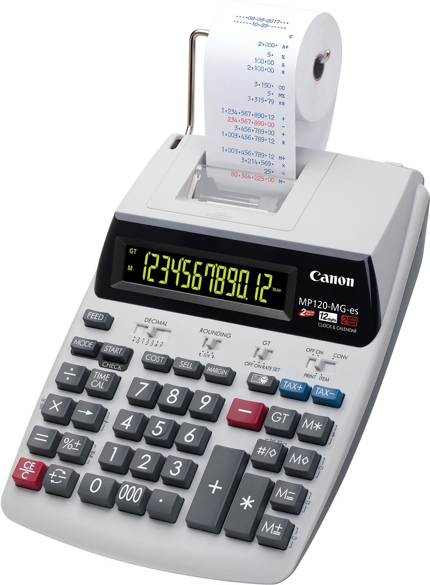 Canon bureaurekenmachine MP120-MG II afbeelding