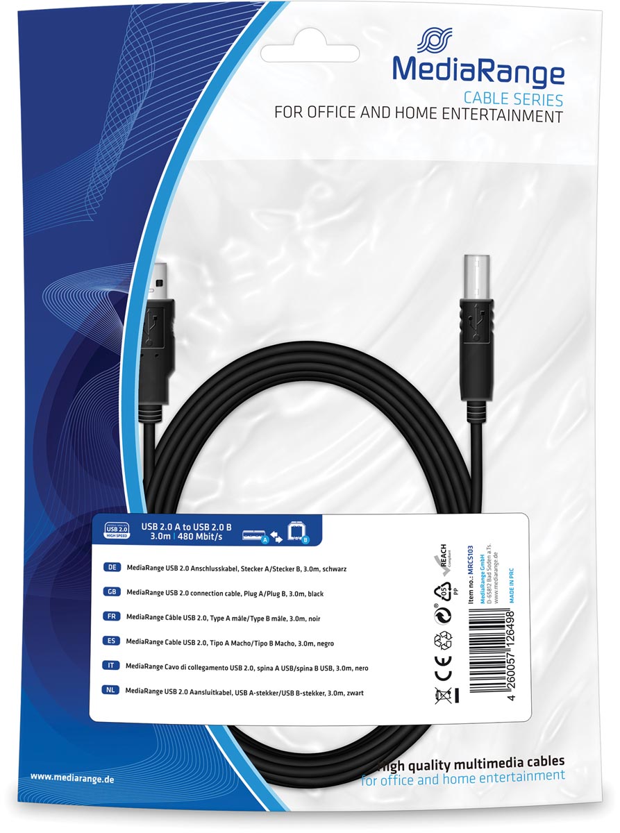 Usb 20 Aansluitkabel A Stekkerusb B Stekker 30M huismerk kopen in de aanbieding