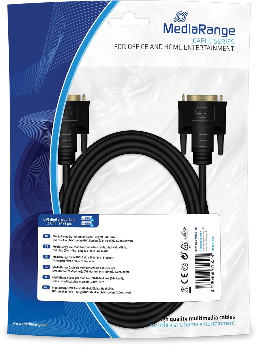 Dvi D Aansluitkabel Digital Dual Link 241 Polig 20M huismerk kopen in de aanbieding Dvi D Aansluitkabel Digital Dual Link 241 Polig 20M huismerk kopen in de aanbieding