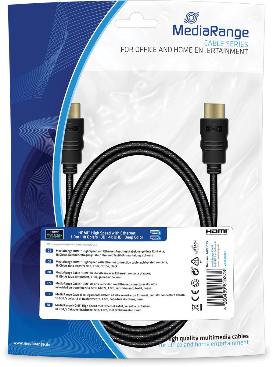 Hdmi High Speed Met Ethernet Kabel Vergulde Contacten Textielmantel 10M huismerk kopen in de aanbieding Hdmi High Speed Met Ethernet Kabel Vergulde Contacten Textielmantel 10M huismerk kopen in de aanbieding
