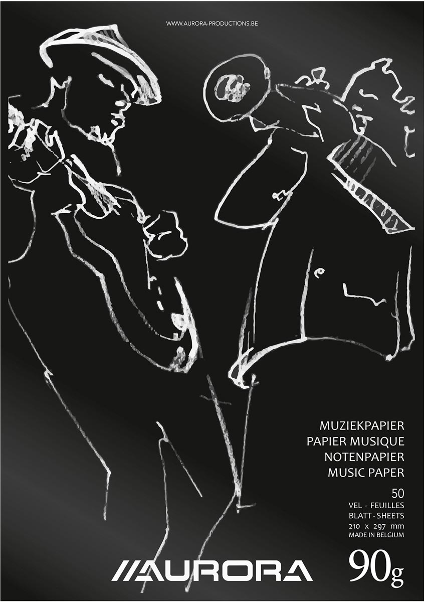 Aurora Art&Craft muziekblok afbeelding