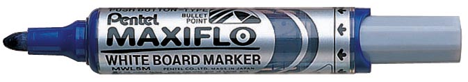 Pentel whiteboardmarker Maxiflo blauw afbeelding