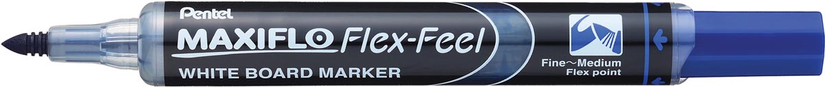 Pentel whiteboardmarker Maxiflo Flex-Feel, blauw Pentel whiteboardmarker Maxiflo Flex-Feel, blauw