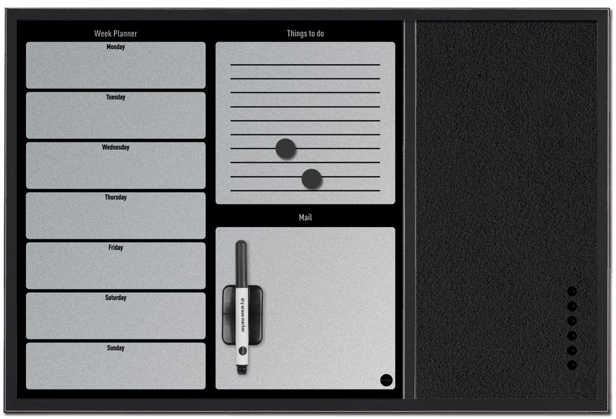 Afbeelding van Bi-Office Planbord