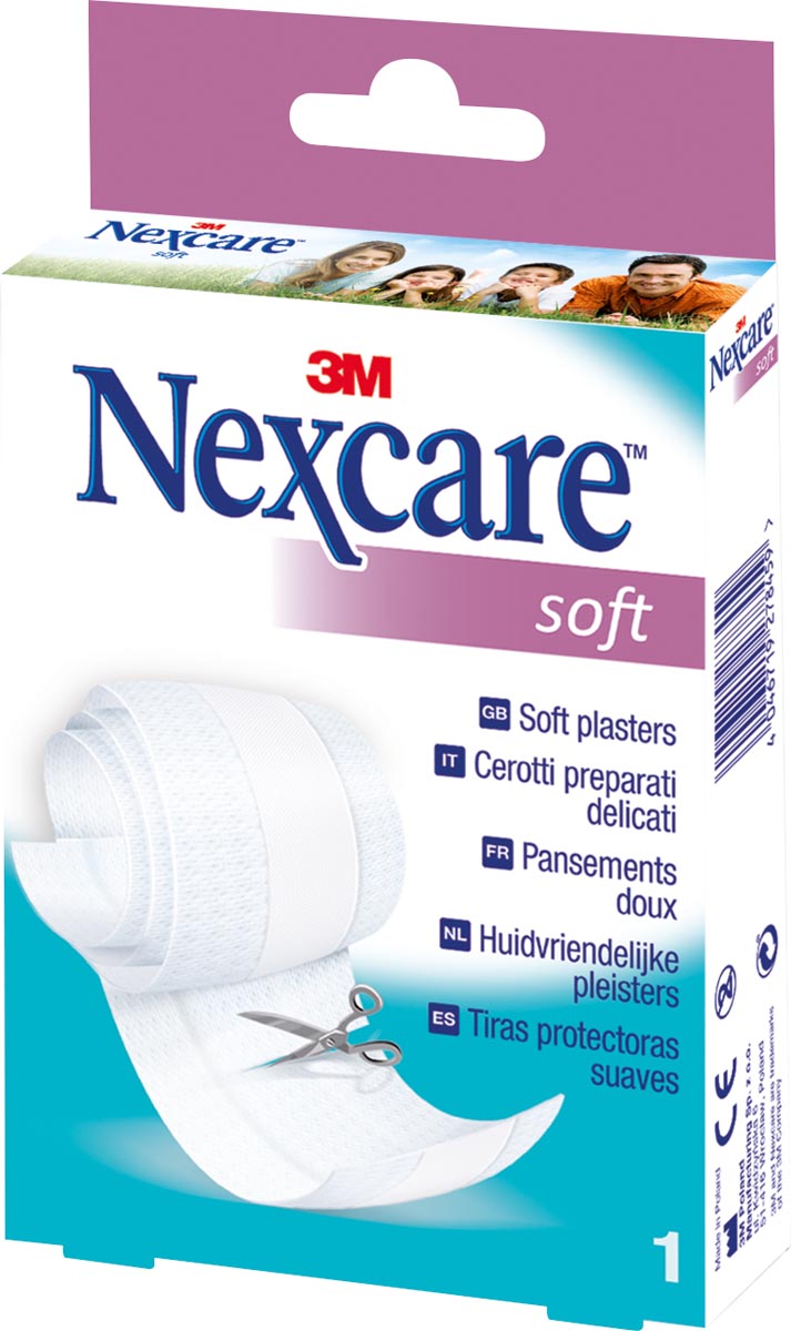 3M pleister Nexcare Soft Pleister, ft 8 cm x 1 m, te verknippen 3M pleister Nexcare Soft Pleister, ft 8 cm x 1 m, te verknippen