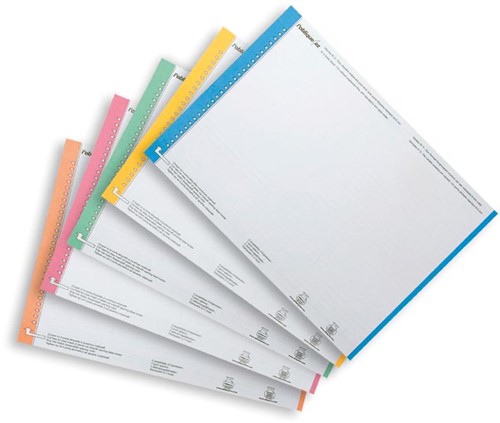 Elba etiketten voor hangmappen voor laden blauw, 1 vel met 27 etiketten-2
