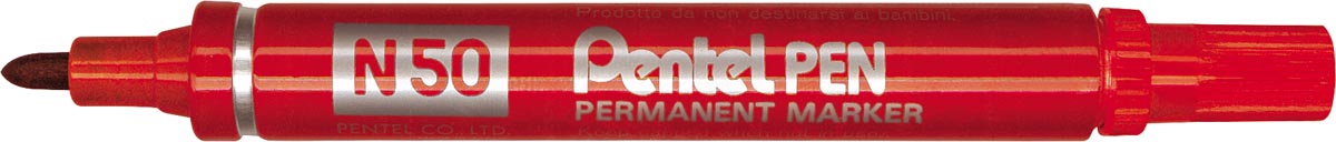 Pentel merkstift Pen N50 rood afbeelding