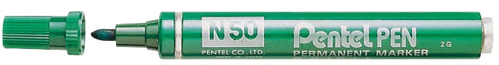 Pentel merkstift Pen N50 groen