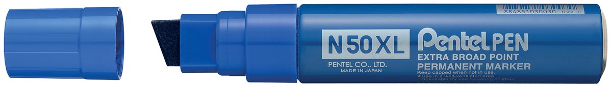 Pentel permanent marker Pen N50, brede punt, blauw