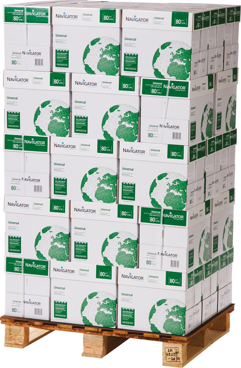 Navigator Universal printpapier ft A4, 80 g, pallet afbeelding