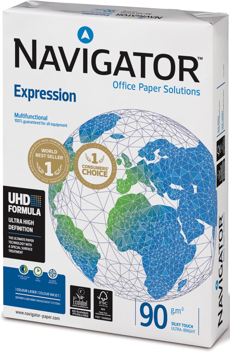Navigator Expression presentatiepapier ft A3, 90 g, pak van 500 vel afbeelding