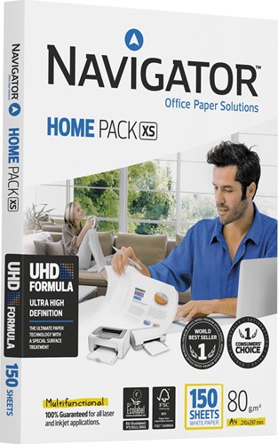 Navigator Home Pack papier d'impression ft A4, 80 g, paquet de 150 feuilles