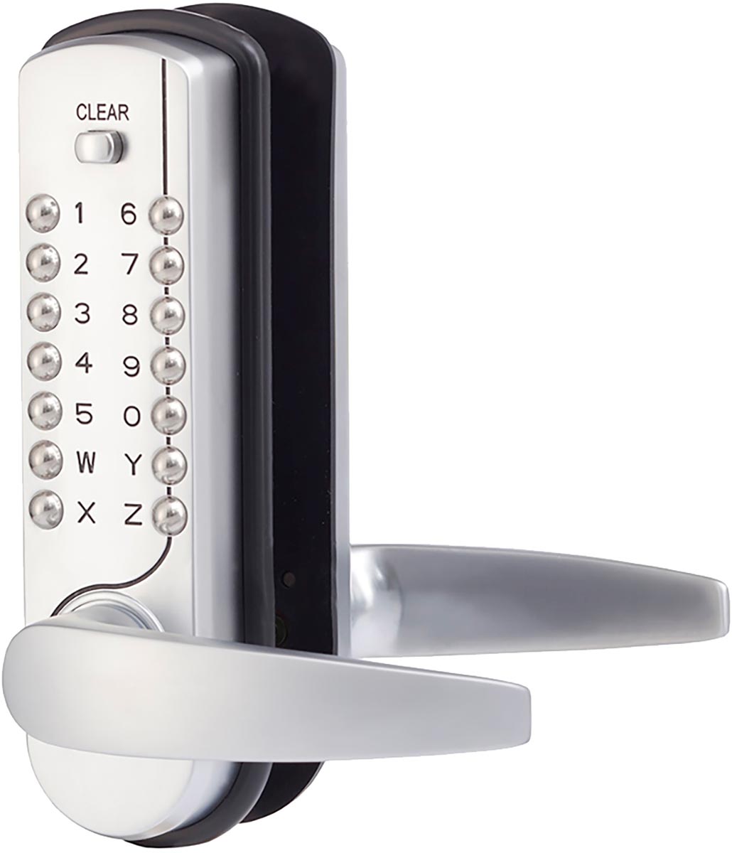 Maasland codeslot NK7500, mechanisch, mat zilver afbeelding
