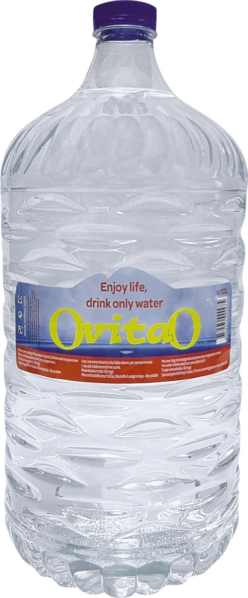 Ovitao water, fles van 10 liter Ovitao water, fles van 10 liter