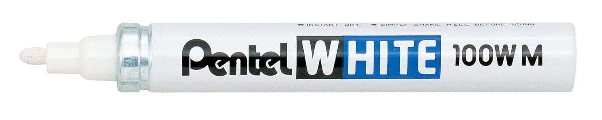 Pentel Paint Marker White schrijfpunt: 3,9 mm, schrijfbreedte: 3 mm afbeelding