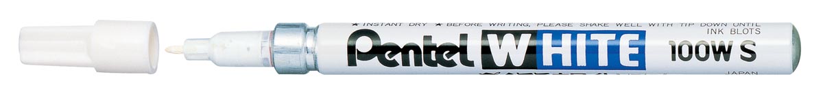 Pentel Paint Marker White schrijfpunt: 2 mm, schrijfbreedte: 1,8 mm