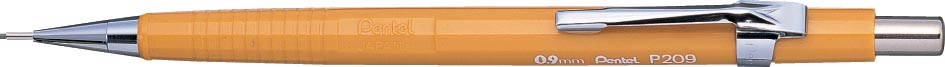 Pentel vulpotlood voor potloodstiften 0,9 mm, gele houder