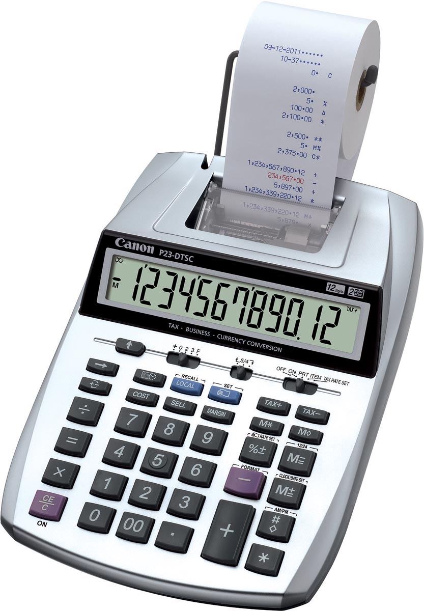Canon Bureaurekenmachine Met Telrol P23 Dtsc huismerk kopen in de aanbieding