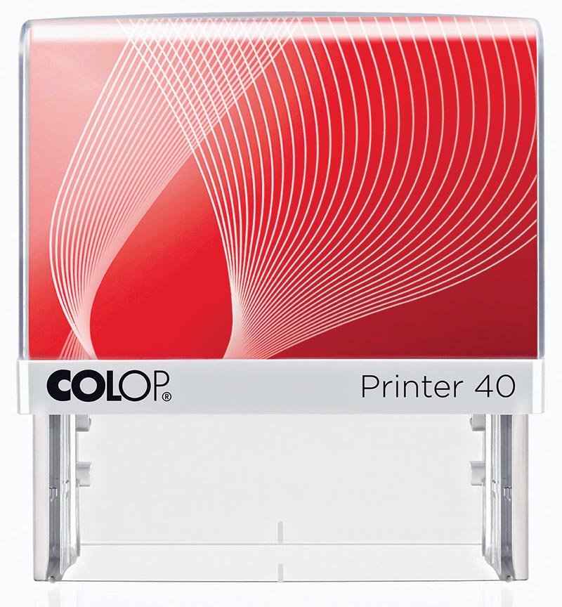 Colop stempel met voucher Printer 40, max. 6 regels, ft 59 x 23 mm