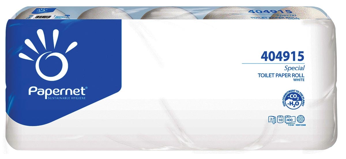 Papernet toiletpapier Special, 2-laags, 400 vellen, pak van 10 rollen afbeelding