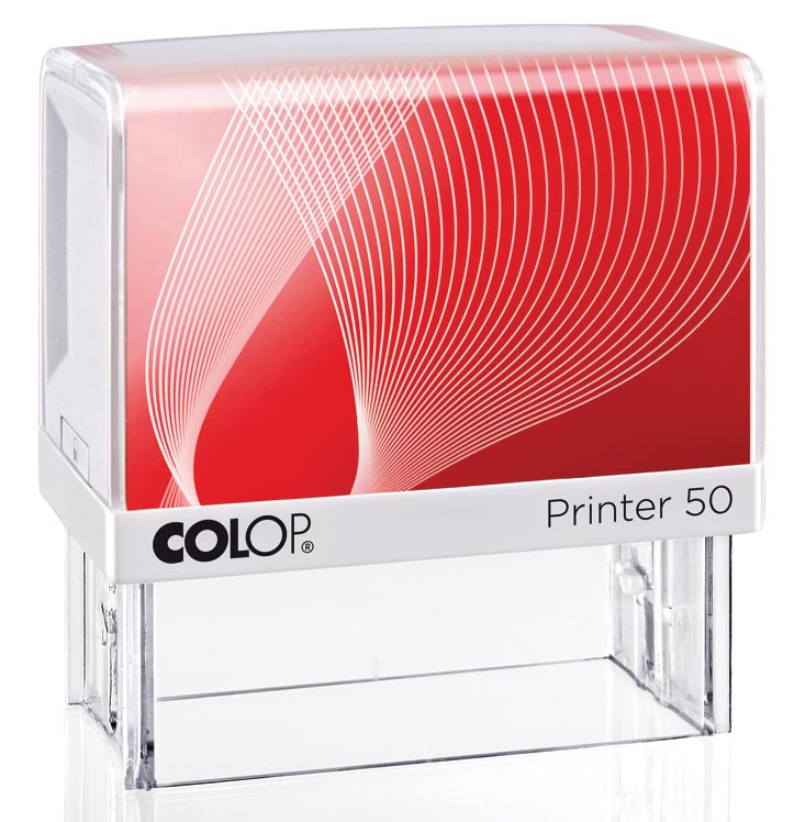 Colop stempel met voucher Printer 50, max. 7 regels, ft 69 x 30 mm