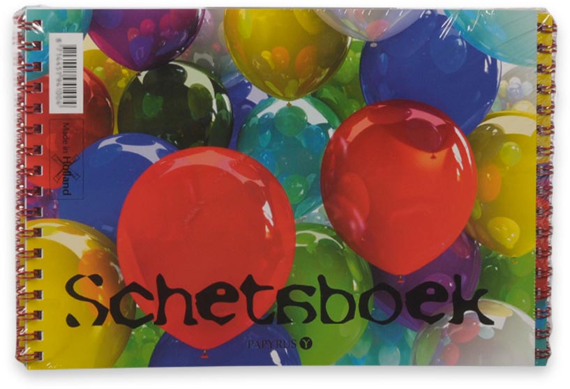 Papyrus schetsboek Ballon, 20 vel, A4 Papyrus schetsboek Ballon, 20 vel, A4