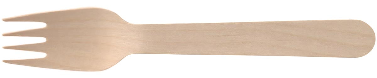 Conpax vork Pure, uit hout, 16,5 cm, pak van 250 stuks afbeelding