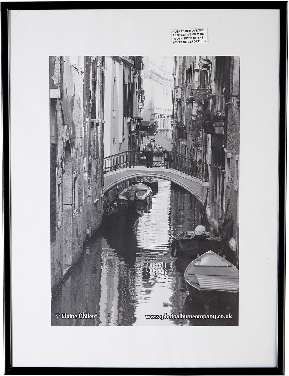 Inspire by Hampton Frames fotokader aluminium, ft 50 x 70 cm, zwart